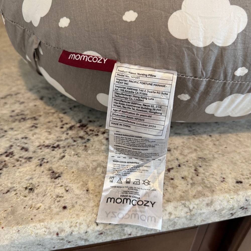 NEW Momcozy Adjustable Nursing Bottle Feeding Breastfeeding Tummy Time Pillow - Picture 8 of 8